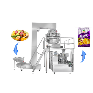 Máquina de embalagem de saco granular Multihead Weigher para frutas secas 